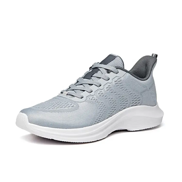Hot Selling Athletic Outdoor Sneakers Lightweight Breathable Box Customized MD Mesh Men Boy School Running Shoes China Men