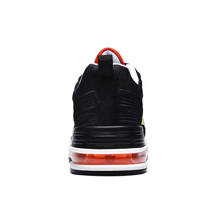 Men's Shoe Cushioning Shock Absorbing Big Size Cheap Custom Brand Black Red Customized Running Shoes for Men Fashion Sneaker